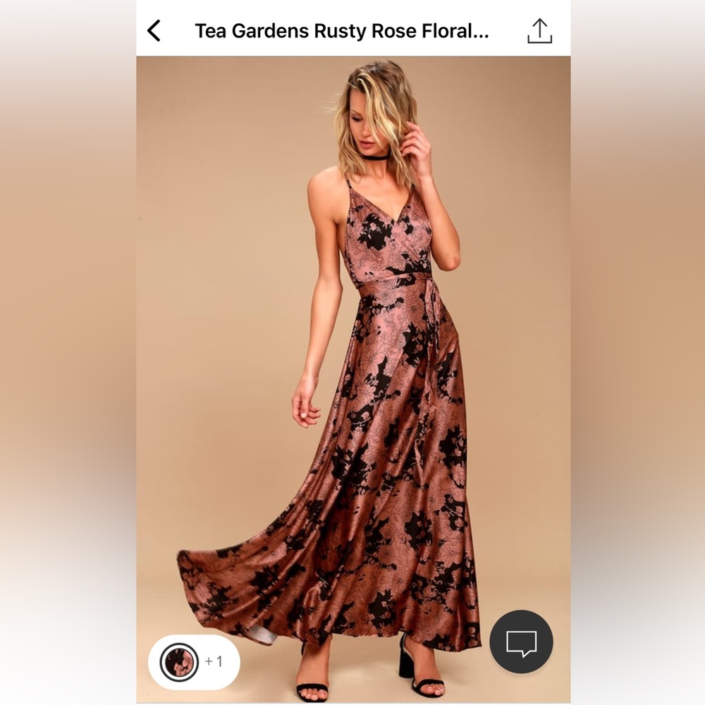 Lulus tea garden maxi dress